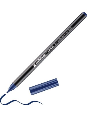 Edding 1255 Kaligrafi Kalemi - Çelik Mavisi - 1 Kalem - Kaligrafi Ucu 2 mm
