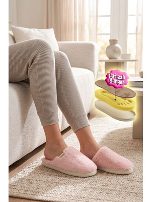 Twigy Elis Peluş Kadın Ev Terliği Pembe 36/41