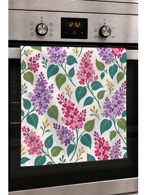 Valerine Life El Kurulama Havlusu 30X50CM Mutfak, Fırın Için Pamuklu Emici Bahar Salkımları