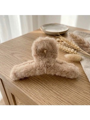 Vipfoni Peluş Mandal Toka Yumuşak Pofuduk Toka Soft Renkler