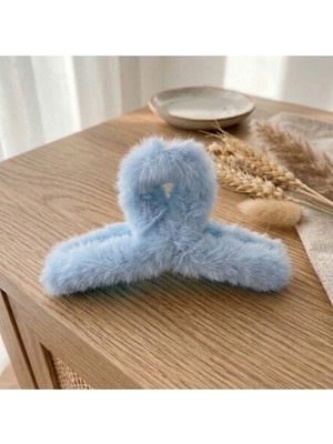 Vipfoni Peluş Mandal Toka Yumuşak Pofuduk Toka Soft Renkler