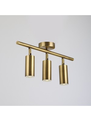 Avize Çarşısı Spot Light Trendy 3 Lü Eskitme Spot Oynar Başlıklı Plafonyer Avize BS.2954-52-13