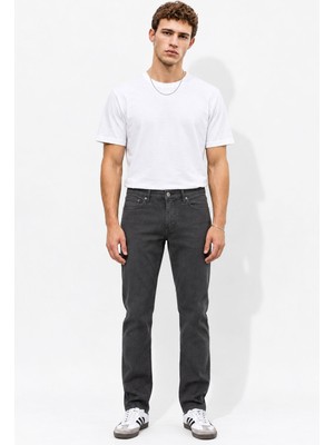 Vena Erkek Richard Slim Fit 5 Cep Parça Boya Pantolon-Antrasit