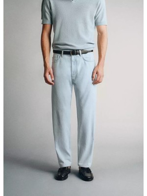 Mango Candiani Kumaşlı Relaxed Fit Jean Pantolon