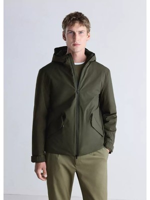Mango Thermore® Waterproof Kapitone Katlanabilir Ceket