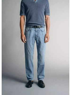 Mango Italya’da Üretilmiş Regular Fit Candiani Kumaşlı Jean