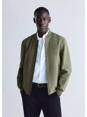Mango Waterproof Isı Düzenleyici Bomber Ceket