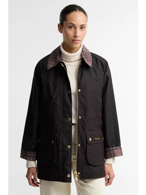 Barbour Icons Tartan Modern Beadnell Yağlı Ceket RU91 Rustic Muted