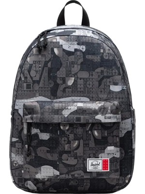 Herschel Herschel x LEGO Classic Su Itici Kumaş Sırt Çantası 14 Laptop Uyumlu 26 L Unısex Siyah Sırt Çantası