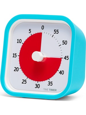 Time Timer Mod (Gökyüzü Mavisi) 60 Dakika Görsel Analog Masaüstü Zamanlayıcı Dayanıklı Sil