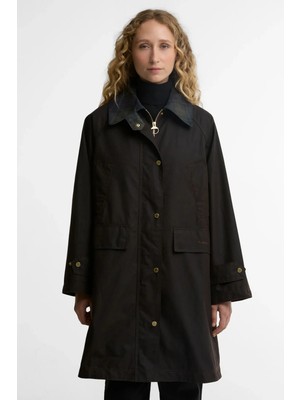 Barbour Agatha Yağlı Ceket RU91 Rustic Shadow Classic
