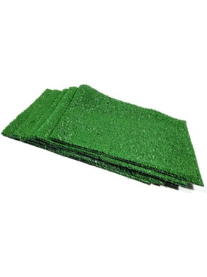 Hobialem 10 Adet, Yapay Çim, A4 Boyutunda, Maket, Dekoratif, Çim Tabakası, Yapay Çim Halı