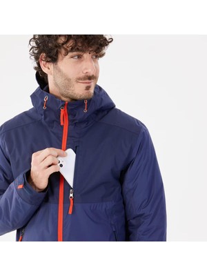 Decathlon Quechua Erkek Su Geçirmez Kar Montu Mavi - Orta Kalınlıkta Dokuma Kumaş - Kışlık Kullanım İçin NH500