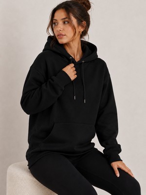 Feyece Kadın/unısex Kapüşonlu Kanguru Cepli Regular Fit Sweatshirt