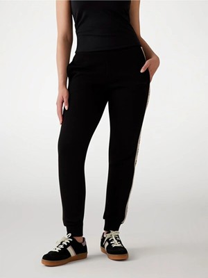 Guess Britney Jogger Punto Milano Kadın Siyah Eşofman Altı