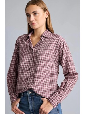 DeFacto Regular Fit Klasik Yaka Kareli Flanel Uzun Kollu Gömlek F9082AX26AU