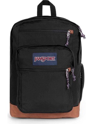 Jansport Cool Student Vegan Malzeme ile Black Sırt Çantası Günlük Kullanım için Ergonomik Tasarım VFE-EK0A5BAKN551