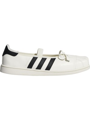 Adidas Jennie Superstar Sq Kadın Beyaz Babet AYAKKABI (LB3786)