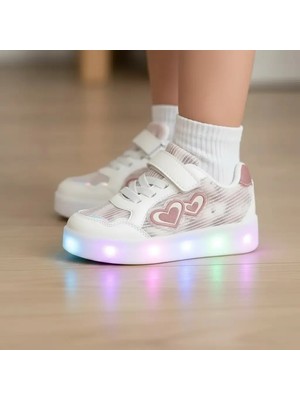 Tuğba Ortopedi 028 Kız Çocuk LED Işıklı Sneaker