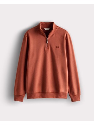 Ellesse 5WM3580-BR Erkek Sweat Kiremit