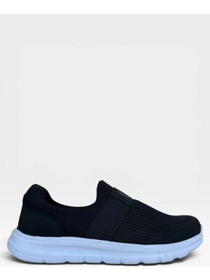 Liger Unisex Airfile Haiff Rahat Günlük Nefes Alabillen Sneaker Ayakkabı Siyah - Beyaz