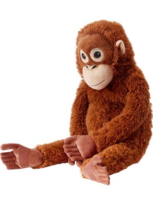 IKEA Djungelskog Yumuşak Oyuncak Kahverengi 66 cm Aksesuar Temalı Polyester Hediyelik Peluş