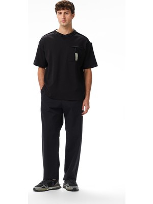 Lacoste x House Of Superstep Slim Fit Erkek Siyah Pantolon