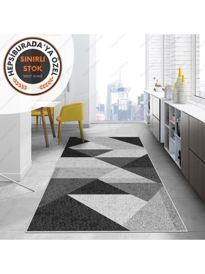 West Home Dijital Baskı Modern Yıkanabilir Kaymaz Taban Salon Halısı 60 x 100 cm Özellikleriyle