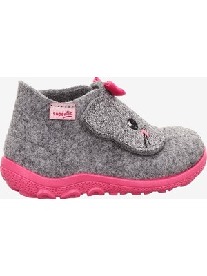Superfit  Kız Çocuk Panduf 1-006295-2500-1 Süperfit Happy Octı Grey/pink (21-25)