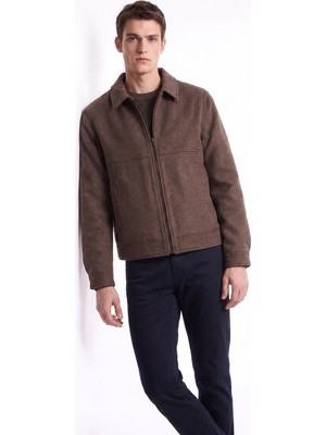 Fabrika Kahverengi Erkek Slim Fit Mont F6WM-MNT 2109