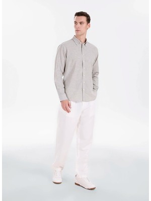 gmg firenze Gmg Fırenze Natürel Erkek Jogger Pantolon GU26MSS01020