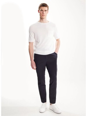 Ted Baker Lacivert Erkek Slim Fit Pantolon TBMRTR2037