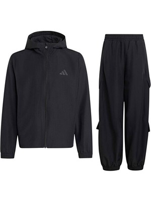 Adidas J Wv Utlty Ts Çocuk Günlük Eşofman Takımı KS7601 Siyah