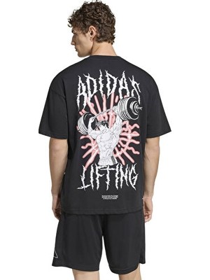Adidas M Manga G T Erkek Antrenman Tişörtü KQ9863 Siyah