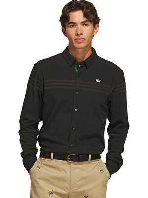 Adidas S Ls Button Up Erkek Günlük Gömlek KR5432 Siyah