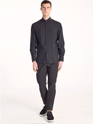 Ted Baker Siyah Erkek Gömlek TBMRSH1090