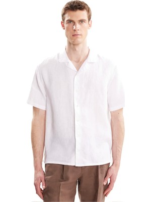 Ted Baker Beyaz Erkek Comfort Fit Gömlek TBMRSH2035