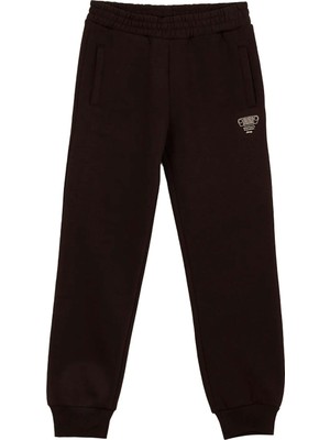 Jeep Kahverengi Erkek Çocuk Relaxed Baskılı Sweatpant J6WB-EA7719