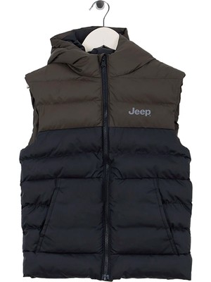 Jeep Siyah Erkek Çocuk Baskılı Şişme Yelek J4WB-YLK7717