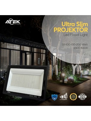 Alvenda Home Ultra Slim Projektör Dış Mekan LED Işık