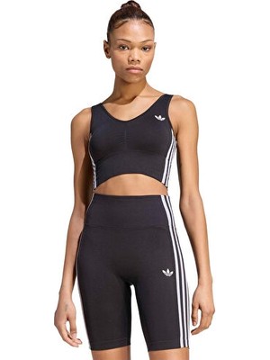 Adidas Seamless Bralet Kadın Günlük Crop Üst KZ4109 Siyah