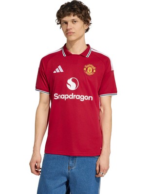 adidas Manchester United 26/27 KA6871 Mufc H Jsy Kırmızı Erkek Iç Saha Forması