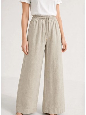 Mizalle Ekru Kadın Pantolon M2MZ1010130264