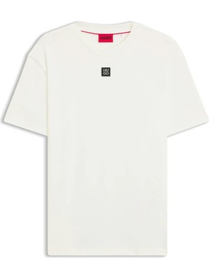 Hugo Beyaz Erkek Regular Fit T-Shirt 50505201 Dalile