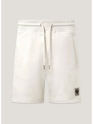 Belstaff Ekru Erkek Sweat Şort Belstaff Sweatshorts Silver Birch