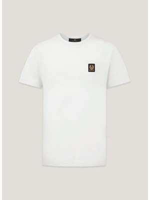 Belstaff Beyaz Erkek Regular Fit Logo Baskılı T-Shirt Belstaff T-Shırt White
