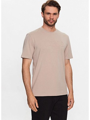 Guess Bej Erkek T-Shirt Z2YI11J1314-G1CA Alphy T-Shirt