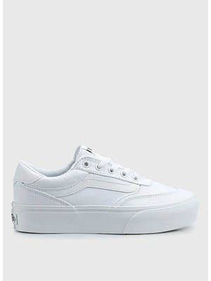 Vans VN000DC4WWW1 Brooklyn Ls Platform Beyaz Kadın Lifestyle Ayakkabı