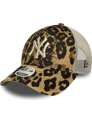 New Era 60856311 Wmns Leopard 940MC Af Truk Kahverengi Leopar Desenli Kadın Şapka
