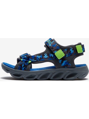 Skechers Hypno - Splash Büyük Erkek Çocuk Mavi Işıklı Sandalet 400077L Bllm